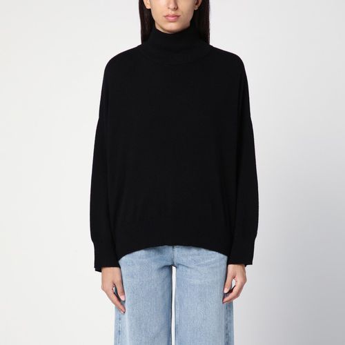 Black cashmere turtleneck sweater - Loulou Studio - Modalova