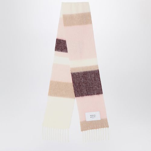 Wool blend striped scarf - Maison Kitsuné - Modalova