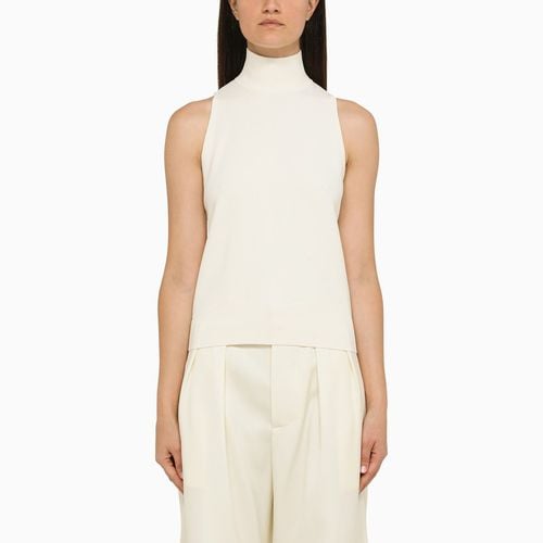 Cream turtleneck top - Max Mara - Modalova