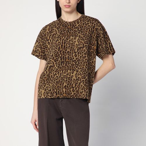 Seamed Perfect T-Shirt mit Leopardenmuster - 6397 - Modalova