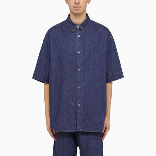 Blue denim oversize shirt - Studio Nicholson - Modalova