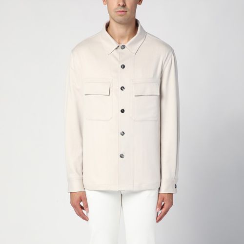 Overshirt Alba in cashmere bianca - ZEGNA - Modalova