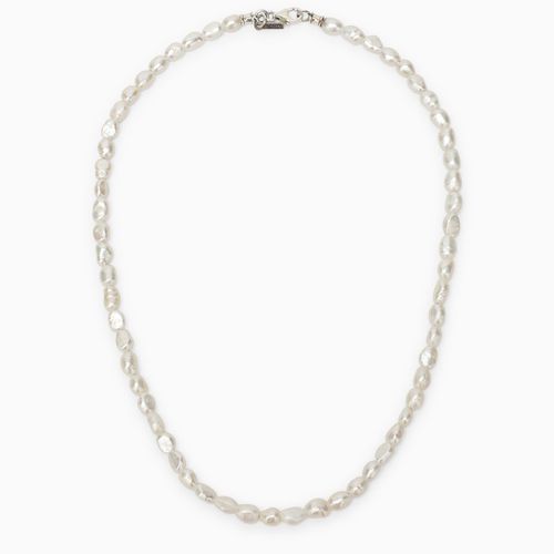 Silver baroque pearl necklace - Emanuele Bicocchi - Modalova