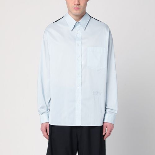 Blue/black shirt in cotton blend - MM6 Maison Margiela - Modalova