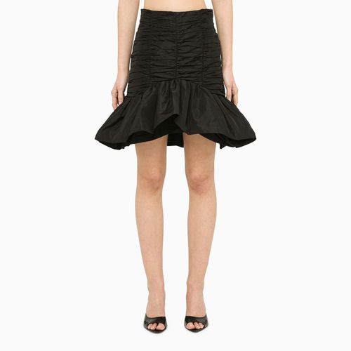 Black ruffled mini skirt - Patou - Modalova