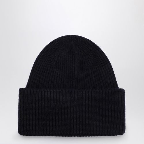 Navy blue wool and cashmere beanie - Destin - Modalova