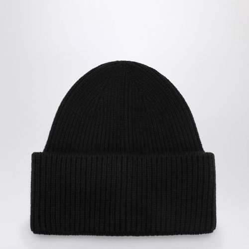 Black wool and cashmere beanie - Destin - Modalova