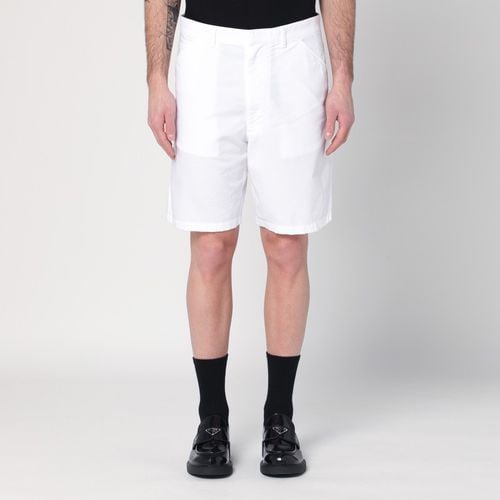 Short white in cotton - Prada - Modalova