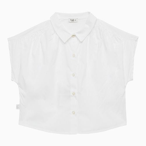 White stretch poplin shirt - Il Gufo - Modalova