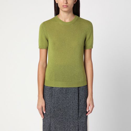 Maglia verde pistacchio in cashmere - Prada - Modalova