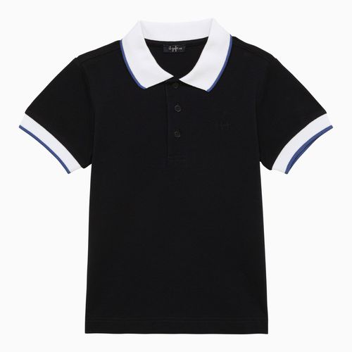 Blue/white cotton polo shirt - Il Gufo - Modalova