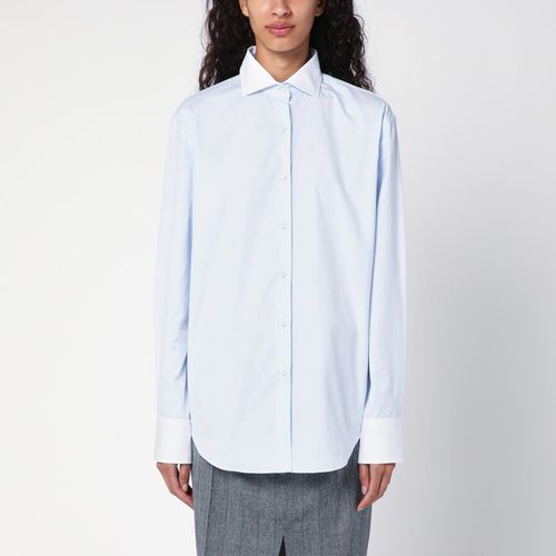 Camicia azzurra in cotone - Prada - Modalova