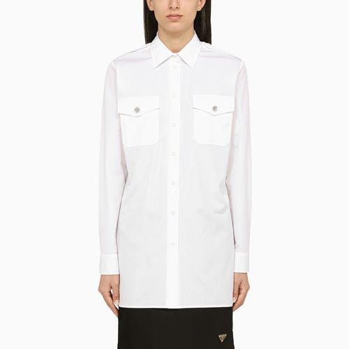 White poplin shirt - Prada - Modalova