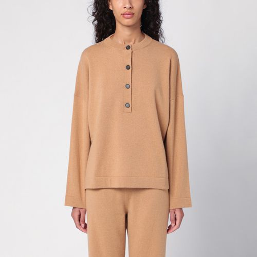 Veronica beige serafino jumper - Erika Cavallini - Modalova