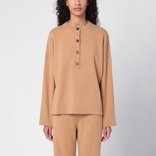 Veronica beige serafino jumper - Erika Cavallini - Modalova