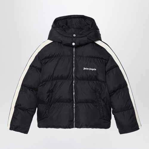 Black padded jacket with logo - Palm Angels - Modalova