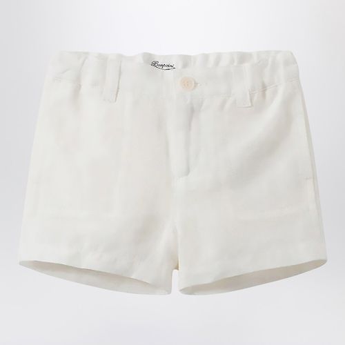 Milk-white linen Academy short - Bonpoint - Modalova