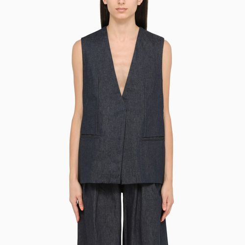 Blue cotton waistcoat - AMIRI - Modalova