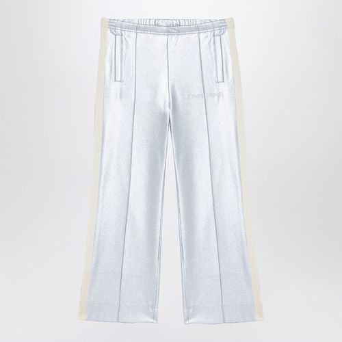 Silver trousers with logo - Palm Angels - Modalova