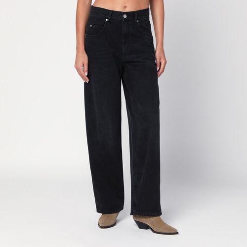 Faded-effect black jeans - ISABEL MARANT - Modalova