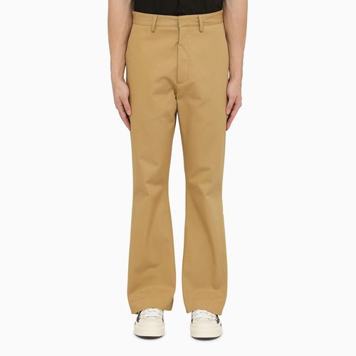 Beige cotton trousers - AMIRI - Modalova