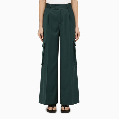 Forest green wool trousers - AMIRI - Modalova