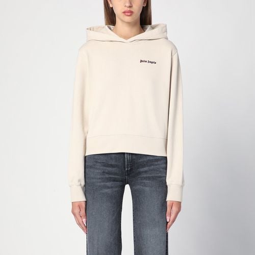 Logo hoodie light beige - Palm Angels - Modalova