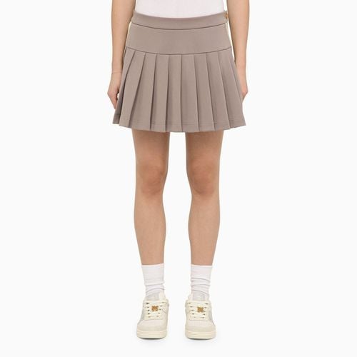 Lilac pleated mini skirt - Palm Angels - Modalova