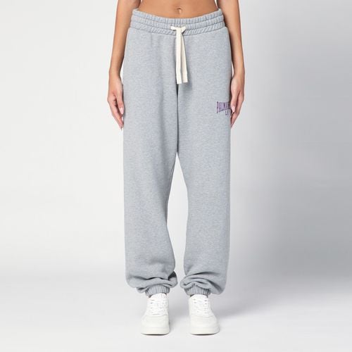 College pant melange grey/violet - Palm Angels - Modalova