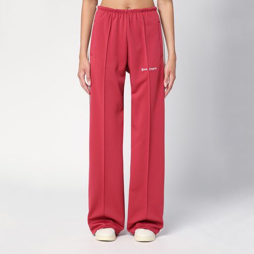 Earth Red sports trousers with logo - Palm Angels - Modalova