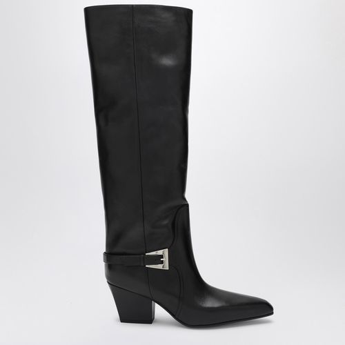 Jane black leather high boot - Paris Texas - Modalova