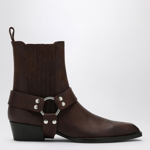 Helena brown leather boot - Paris Texas - Modalova