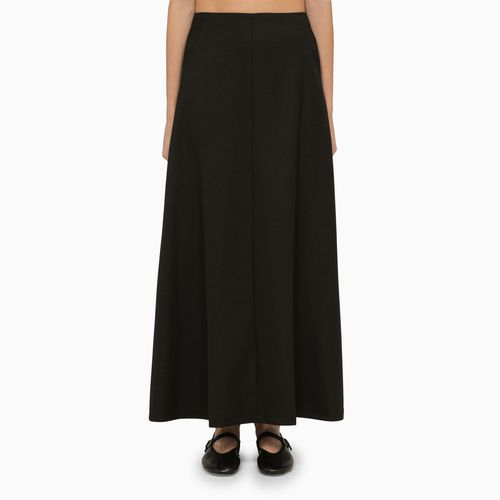 Isoldas black long skirt - By Malene Birger - Modalova