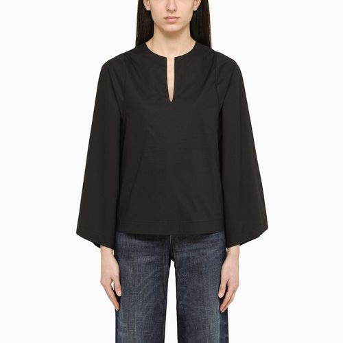 Wide black blouse - By Malene Birger - Modalova