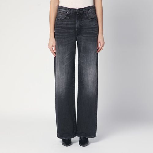 Faded black wide jeans - R13 - Modalova