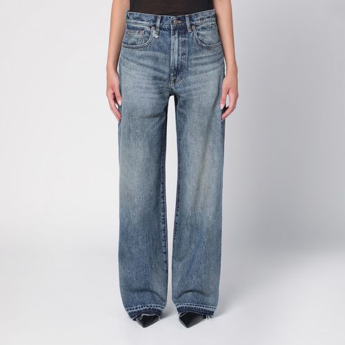 Jeans ampio in denim effetto slavato - R13 - Modalova