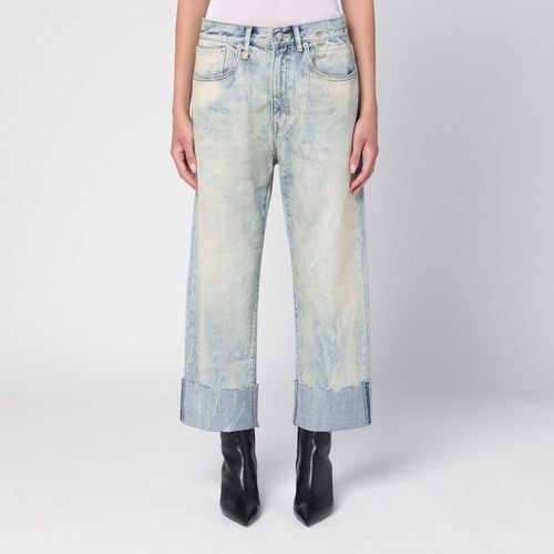 Ash Blue Vintage Jeans with turn-ups - R13 - Modalova