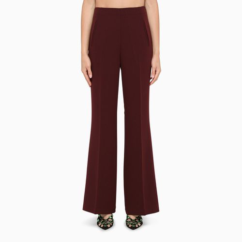 Brown palazzo trousers - Roland Mouret - Modalova