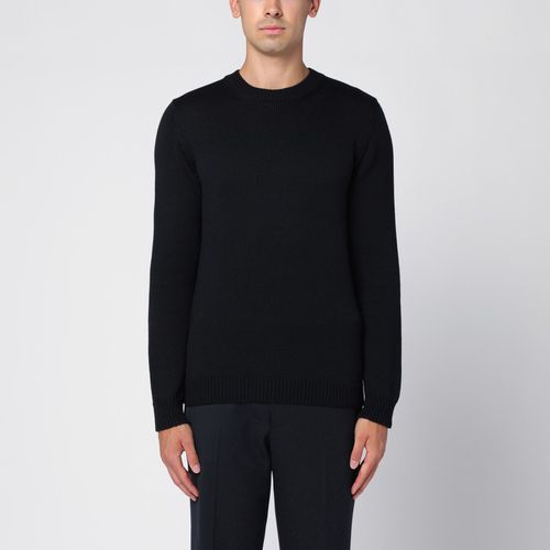 Merino wool crew-neck pullover - Roberto Collina - Modalova