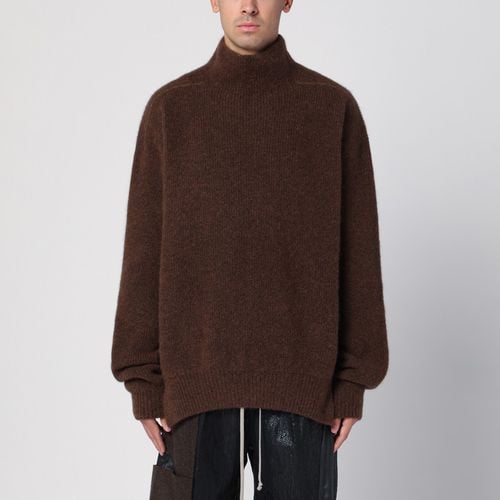 Brown over jumper in alpaca blend - Rick Owens - Modalova