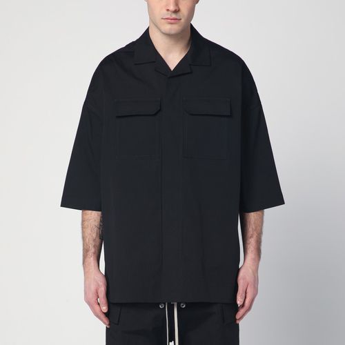 Schwarzes Shirt mit kurzen Ärmeln - Rick Owens - Modalova