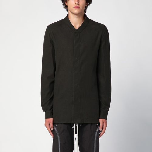 Dark green cotton shirt - Rick Owens - Modalova