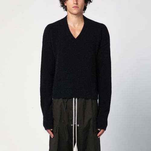 Black Tommy sweater in wool blend - Rick Owens - Modalova