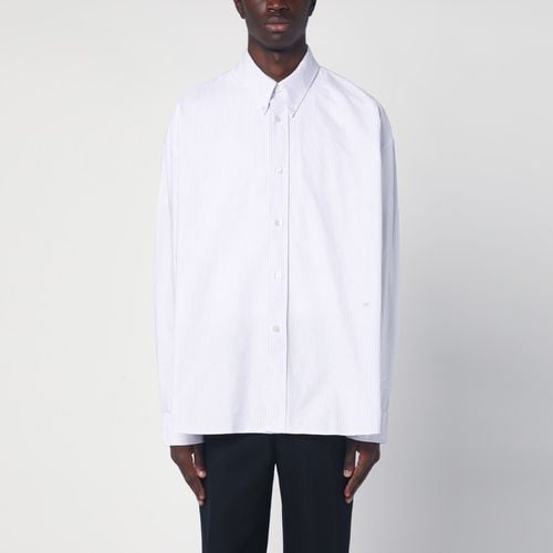 White/Lilac cotton button-down shirt - Studio Nicholson - Modalova