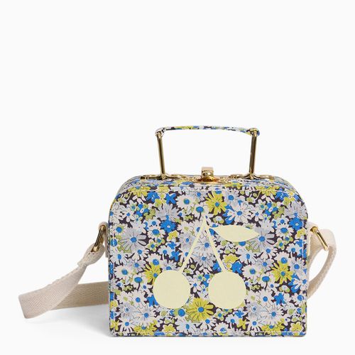 Aimane blue cotton suitcase bag - Bonpoint - Modalova