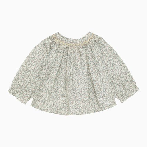 Blusa azzurro chiaro in cotone - Bonpoint - Modalova