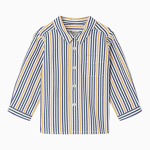 Malo striped cotton shirt - Bonpoint - Modalova