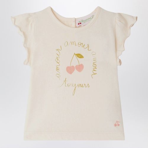 Elma blush pink T-shirt with print - Bonpoint - Modalova