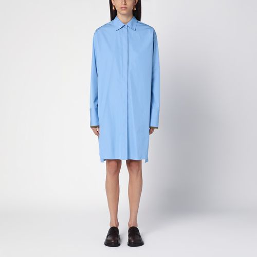 Light cotton turn-up chemisier dress - Loewe - Modalova