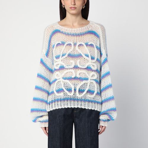 White/multicoloured jumper with Anagram logo - Loewe - Modalova